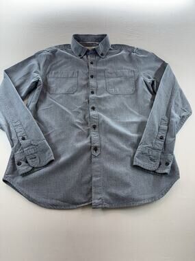 Paper Denim & Cloth Men’s Button Up Size Small‎ Blue Jean Denim Shirt